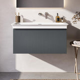 Ideal Standard Finesse Möbelwaschtischunterschrank 800 mm mit Auszug und Softclose in Greige matt