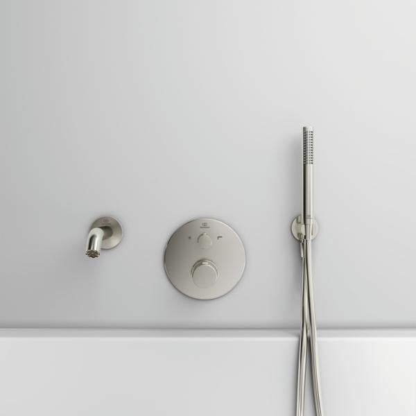 Ideal Standard Idealrain Atelier Stabhandbrause Brushed Gold, 1-Funktion, Antikalk