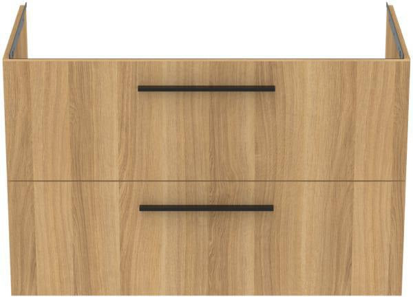IDEAL STANDARD i.life B Möbelwaschtischunterschrank 1000 mm Weiß Matt, 2 Auszüge, Siphon links