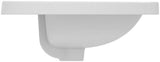 IDEAL STANDARD Connect Einbauwaschtisch oval 620 mm mit Ideal Plus Beschichtung