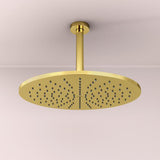 Ideal Standard Idealrain Atelier Kopfbrause 300 mm rund Brushed Gold – Regenstrahl mit Antikalk