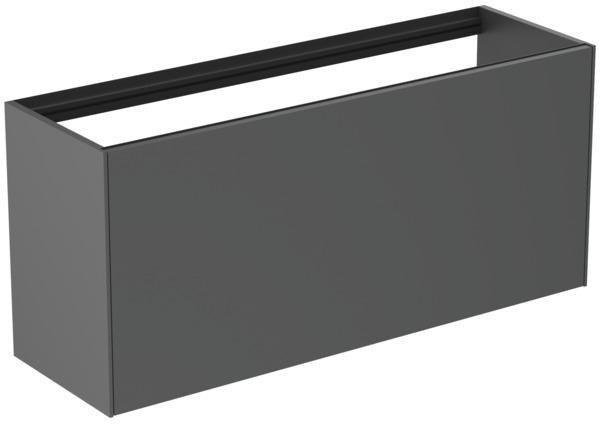 Ideal Standard Conca WT-Unterschrank 1200 mm, 1 Auszug, Eiche geflammt, Push-Open, wandhängend