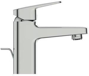 Ideal Standard Ceraplan Waschtischarmatur mit Ablaufgarnitur, 104 mm Ausladung, Chrom