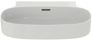IDEAL STANDARD Aufsatzwaschtisch Linda-X 600x500x135mm geschliffen Weiß ohne Hahnloch mit Überlauf