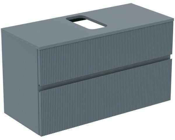 Ideal Standard Finesse Waschtischunterschrank 1002 mm, 2 Auszüge, Greige matt, wandhängend