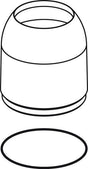 Ideal Standard IS Abdeckkappe mit O-Ring B960229AA Chrom – Zubehör für Armaturen