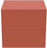 Ideal Standard Conca Waschtischunterschrank 602 mm, 2 Auszüge, Walnuss Dunkel, Push-Open