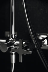Ideal Standard Duschsystem Joy Neo mit Brausearmatur, Kreuzgriffen und Kopfbrause in Chrom