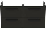 Ideal Standard i.life B Waschtischunterschrank 1200 mm, 4 Auszüge, Weiß matt, wandhängend