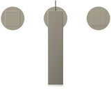 Ideal Standard 3-Loch-Waschtischarmatur Extra Ausladung 140 mm mit Ablaufgarnitur Silver Storm