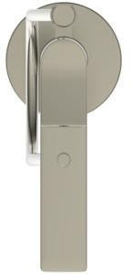 IDEAL STANDARD Conca freistehende Wannenarmatur mit Stick-Handbrause, 204 mm Ausladung, Silver Storm