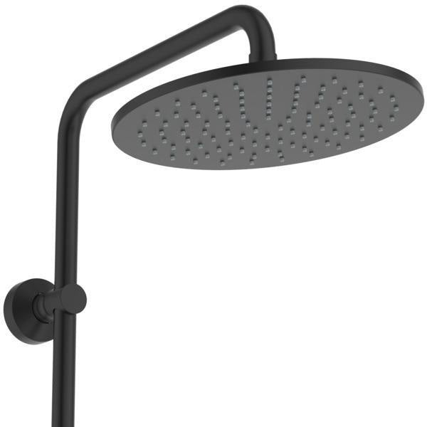 Ideal Standard Duschsystem Ceratwist T25 M – ohne Armatur, mit Stick-Handbrause und runder Kopfbrause, Chrom