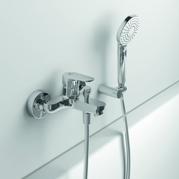 Ideal Standard Cerafine O Badearmatur Aufputz 155 mm Chrom – Einhandhebelmischer mit Wassersparposition