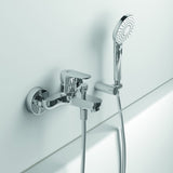 Ideal Standard Cerafine O Badearmatur Aufputz 155 mm Chrom – Einhandhebelmischer mit Wassersparposition