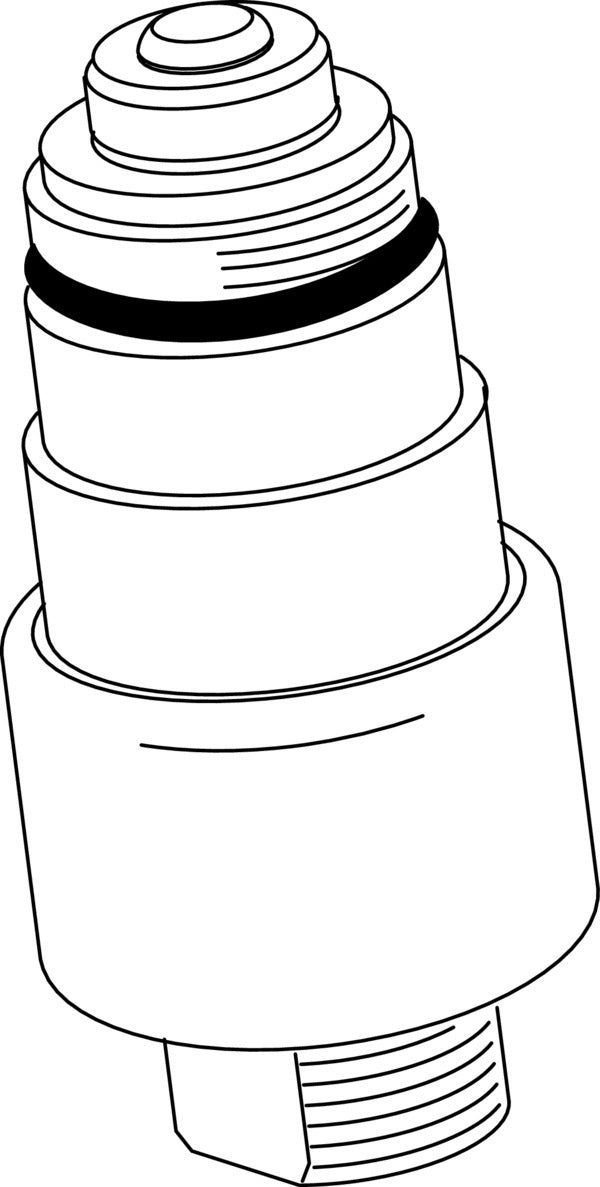 Ideal Standard IS Umschaltung komplett A960192AA in Chrom – Ersatzteil für Sanitärarmaturen