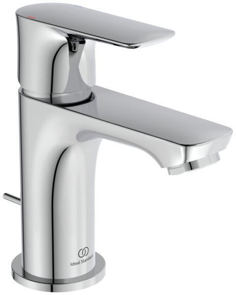 Ideal Standard Connect Air Waschtischarmatur Piccolo 5 l/min mit Ablaufgarnitur, 90 mm Ausladung, Chrom