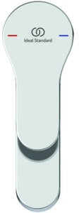 Ideal Standard Cerabase Waschtischarmatur H60 – Chrom, 106 mm Auslauf, ohne Ablaufgarnitur