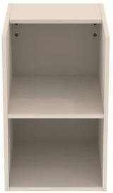 IDEAL STANDARD i.life B Seitenelement für Waschtischplatte, 2 offene Fächer, 400x505x630 mm, Weiß matt