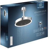 IDEAL STANDARD Regenbrause Idealrain Solos mit Licht, Deckenanbau, Chrom – rund, 330 mm