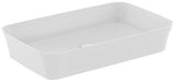 IDEAL STANDARD Ipalyss Schale 650x400x120 mm Seidenweiß – Aufsatzwaschtisch ohne Hahnloch & Überlauf