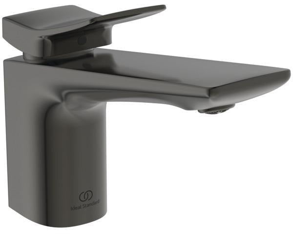 Ideal Standard Conca Einhebel-Waschtischarmatur 140 mm Ausladung ohne Ablaufgarnitur Magnetic Grey