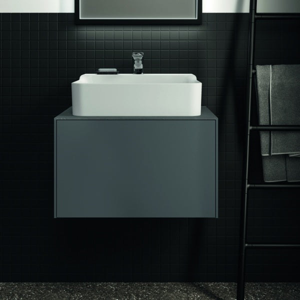Ideal Standard Conca Waschtischplatte aus Keramik 602x505x6 mm in Marmor Calacatta