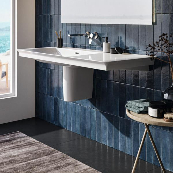 Ideal Standard Möbelwaschtisch La Dolce Vita 1260 mm ohne Hahnloch mit Überlauf, Ablage rechts, Weiß