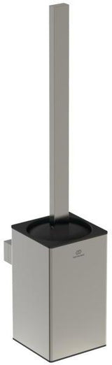Ideal Standard WC-Bürstengarnitur Conca Cube eckig Brushed Gold – Wandhängend, Messing
