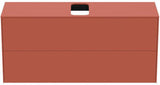 Ideal Standard Conca WT-Unterschrank 1202 mm, 2 Auszüge, Eiche geflammt, Push-Open