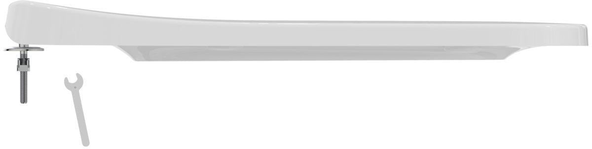 Ideal Standard WC-Sitz STRADA II Wrapover Weiß Duroplast mit Deckel und Edelstahl-Scharnieren