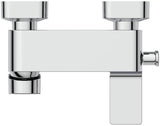 Ideal Standard Edge Badearmatur Aufputz 164 mm Chrom mit Keramikkartusche