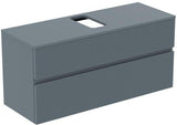 Ideal Standard Finesse Waschtischunterschrank 1202 mm, 2 Auszüge, Greige matt