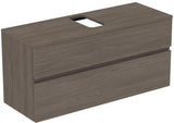 Ideal Standard Finesse Waschtischunterschrank 1202 mm, 2 Auszüge, Greige matt