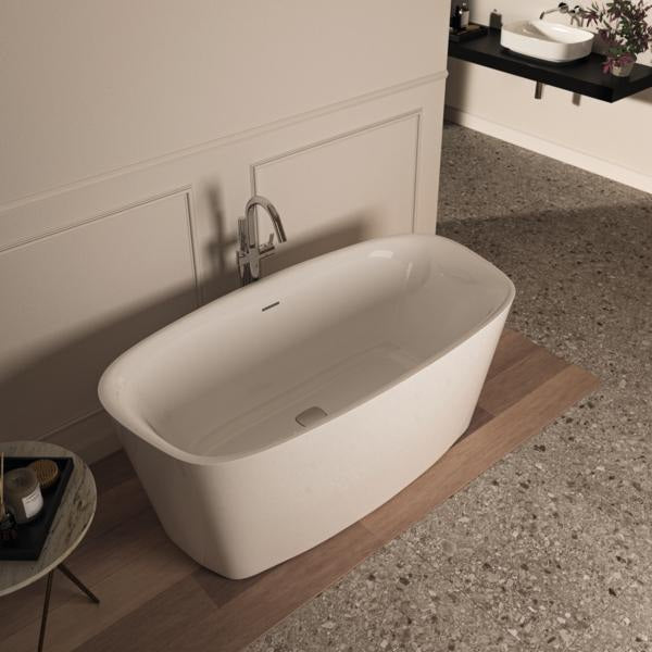 IDEAL STANDARD Joy Freistehende Wannenarmatur mit Stick-Handbrause 190mm in Brushed Gold
