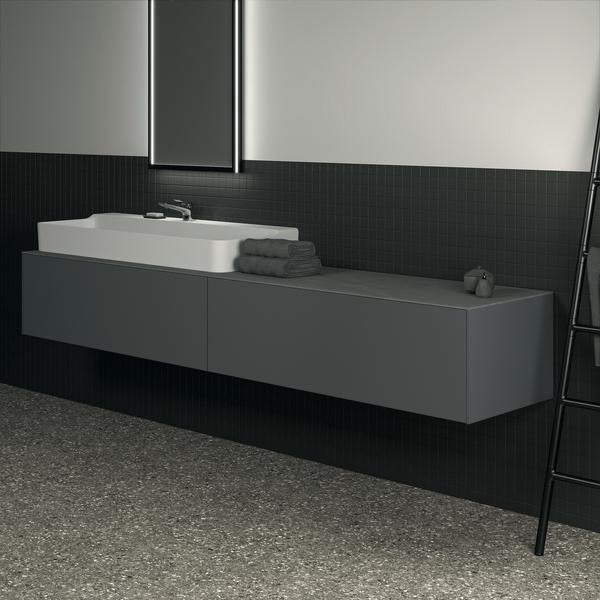 Ideal Standard Conca Waschtischunterschrank 2385 mm, 2 Auszüge, Sunset Matt, wandhängend