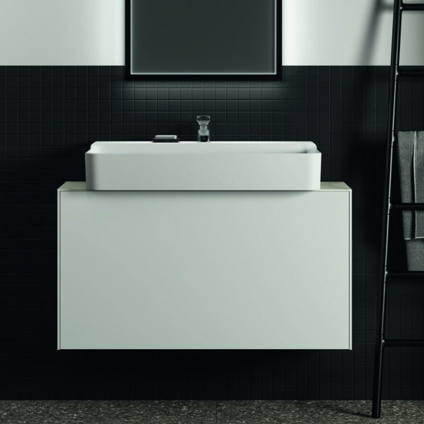 IDEAL STANDARD Conca Waschtischunterschrank 1000 mm, 1 Auszug, Eiche geflammt, wandhängend