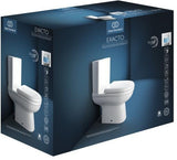 Ideal Standard Stand-WC-Kombipaket Exacto, spülrandlos, mit Softclosing, 360x625x780 mm, Weiß