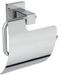 Ideal Standard IOM Cube Papierrollenhalter Chrom – Wandhängend mit Klappe und verdeckter Befestigung