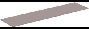 IDEAL STANDARD i.life B Waschtischplatte 2004x506x18mm Coffee Oak ohne Ausschnitt