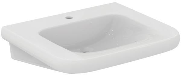 Ideal Standard Contour 21+ Waschtisch 545x550mm Weiß SmartGuard+ 1 Hahnloch ohne Überlauf
