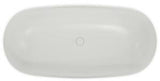 Ideal Standard Linda-X Duo-Badewanne freistehend 1738x850x495mm Mineralguss Weiß