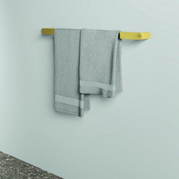 Ideal Standard Handtuchstange Conca 600 mm Rund Brushed Gold – Wandmontage