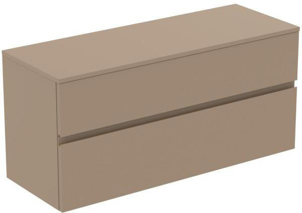 Ideal Standard Finesse Waschtischunterschrank 1202 mm, 2 Auszüge, Greige Matt
