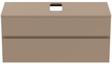 Ideal Standard Finesse Waschtischunterschrank 1202 mm, 2 Auszüge, Greige matt
