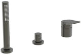 Ideal Standard La Dolce Vita Badearmatur für Wannenrand, 3-löchig, mit Handbrause-Set, Chrom
