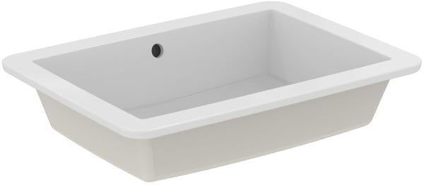 Ideal Standard Einbauwaschtisch Strada 595x435x170 mm Weiß, ohne Hahnloch, mit Überlauf