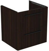 Ideal Standard i.life B Möbel-Set 100 cm – 2 Auszüge, 2 offene Fächer, Chrom/Weiß matt