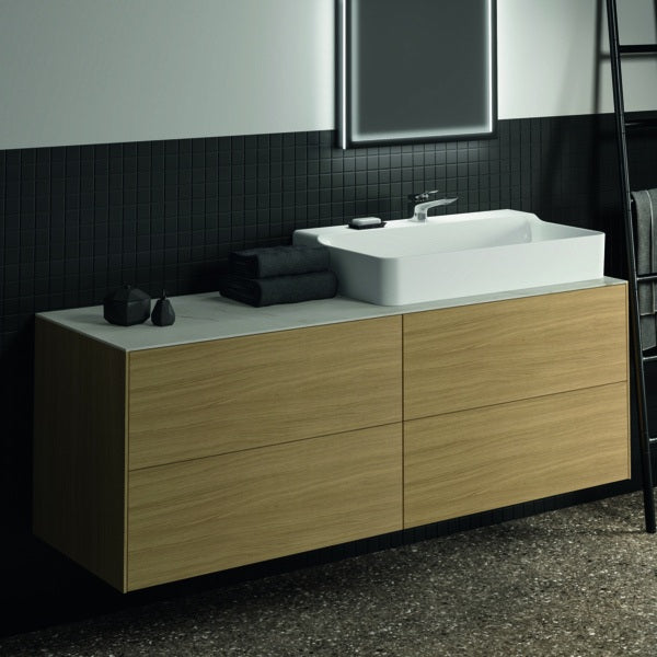 Ideal Standard Conca WT-Unterschrank 1585 mm, 4 Auszüge, Eiche hell, ohne Platte