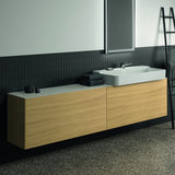 Ideal Standard WT-Unterschrank Conca, 2 Auszüge, Weiß, 2385x373x540mm, ohne Platte