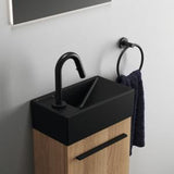 Ideal Standard i.life S Handwaschbecken 370x210x120mm, 1 Hahnloch links, ohne Überlauf, Weiß